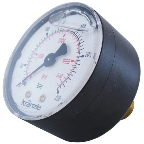 MANOMETER 1/4" 250BAR 50MM BAK
