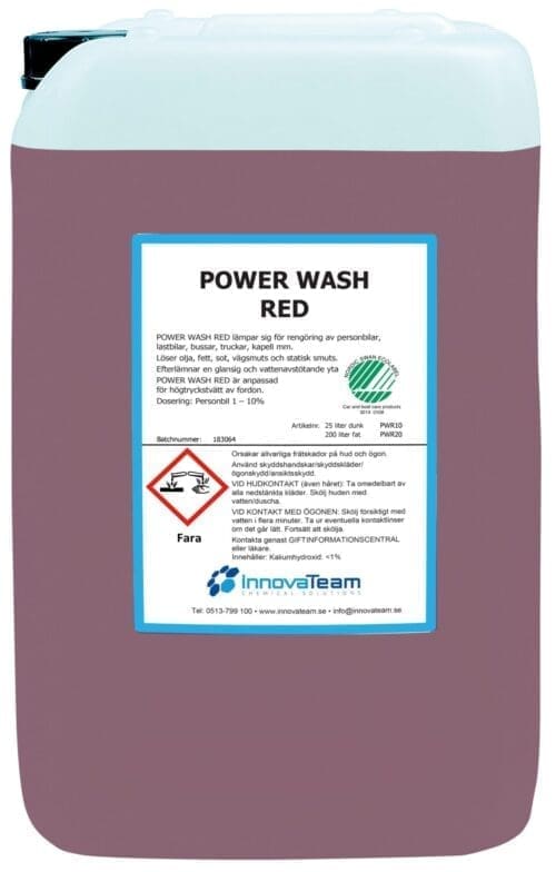POWER WASH RED 25L
