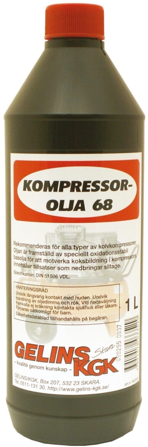 KOMPRESSOROLJA 68 1 LITER