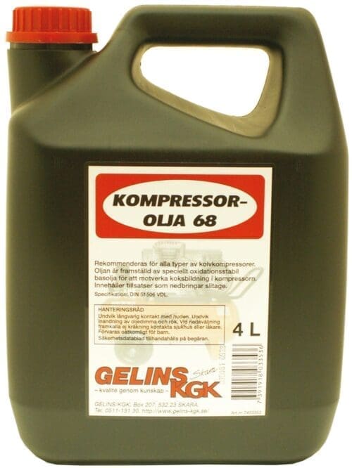 KOMPRESSOROLJA 68 4 LITER