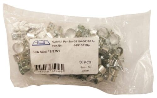 SLANGKLÄMMA 50-PACK9-10,5 MINI