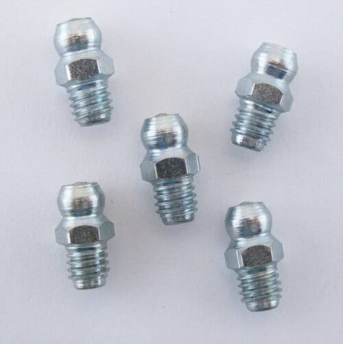 SMÖRJNIPPEL M6x1,00 RAK 5 ST