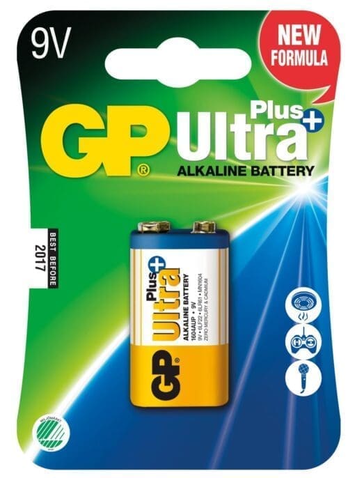 BATTERI GP 9V/1-PACK BLISTER