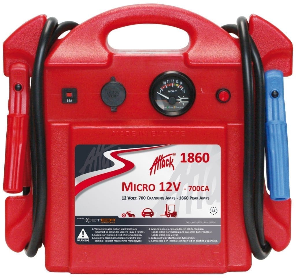 STARTBOOSTER - BOOSTER ATTACK 1860 12 VOLT