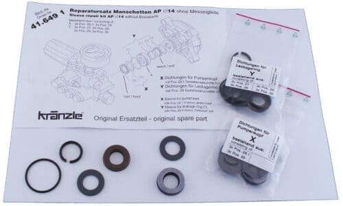 MANSCHETTSATS 14MM KOLV