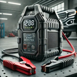 startbooster, perfekt för att illustrera dess robusta design och användning i verkstäder eller garage