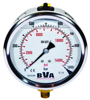 MANOMETER 0-1000 BAR 105MM NER