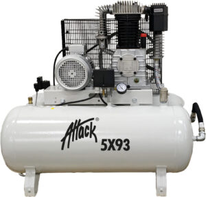 INDUSTRIKOMPRESSOR 5,5HK 2x90L