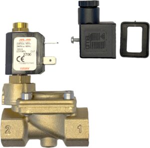 SOLENOIDVENTIL 2-VÄGS NR 1/2 V